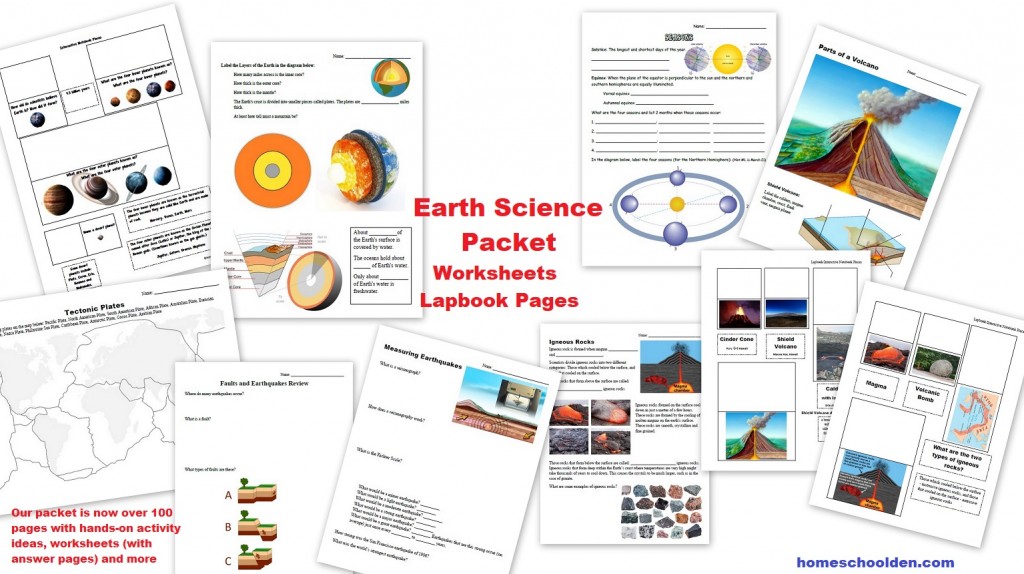 Earth Science Worksheets