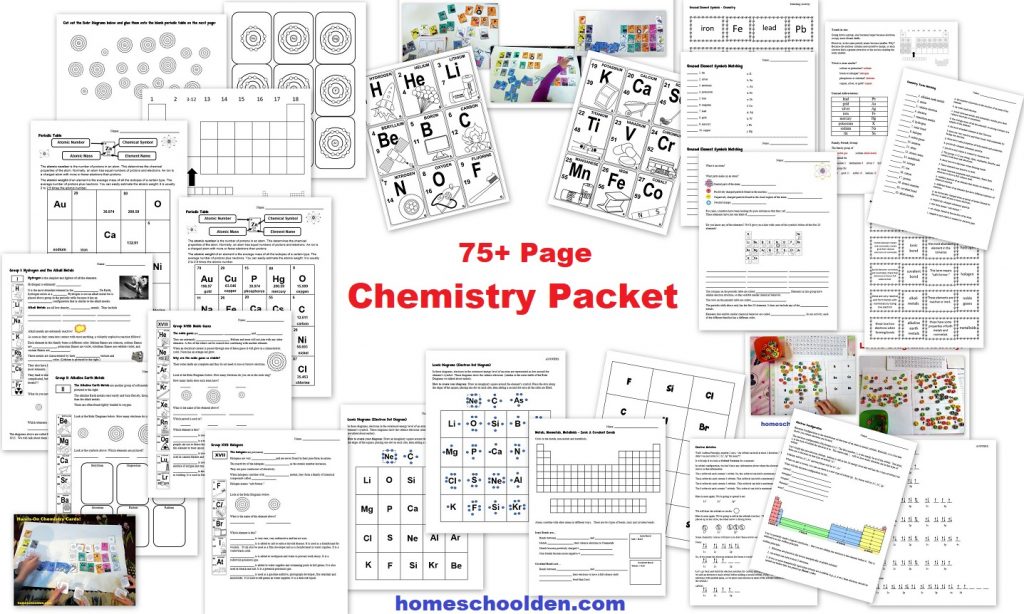 Chemistry Unit - Worksheets Chemistry Cards Interactive Notebook Piece - Periodic Table Valence Electrons and More