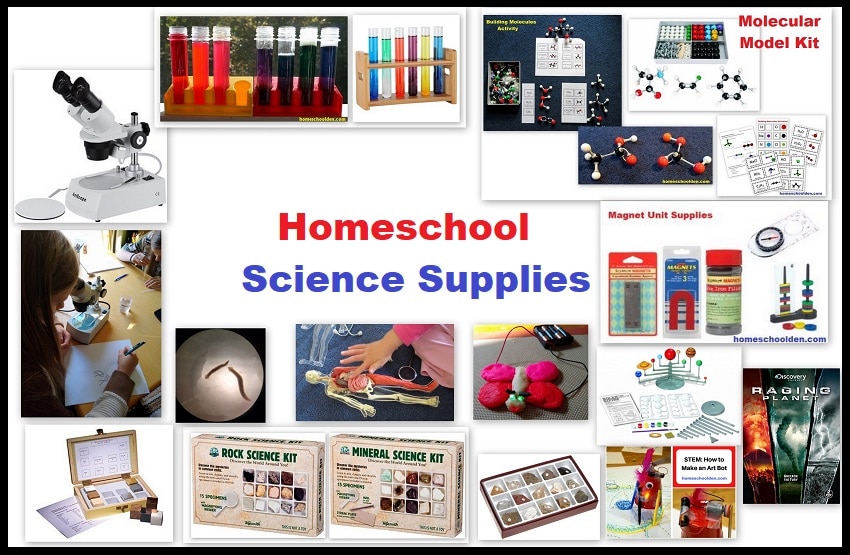 Homeschool Science Supplies